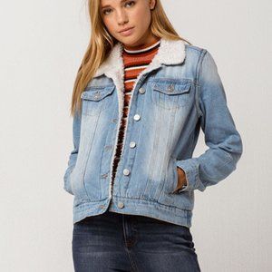 Sherpa Lined Denim Jacket